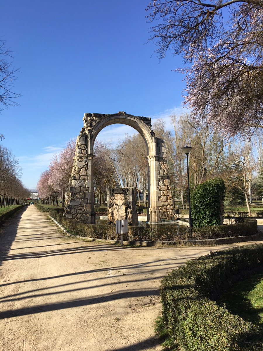 Parque de la Virgen de las Viñas. Aranda de Duero. Burgos. Castilla y León. 14.3.2017